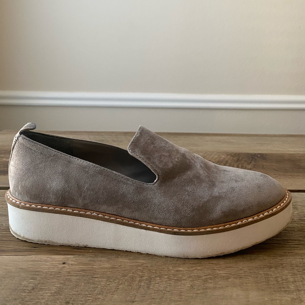 Grey Platform Espadrilles